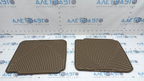 Комплект килимків салону гума Toyota Camry v40 07-11 бежевий, WeatherTech