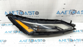 Поворотник ДХО правий Nissan Rogue 21-26 галоген + LED us built, повітря по краю