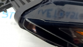 Поворотник ДХО правий Nissan Rogue 21-26 галоген + LED us built, повітря по краю