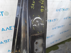 Четверть крыло задняя левая Hyundai Santa FE 19-23 отпилена с центральной стойкой, графит