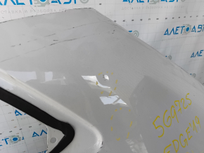 Четверть крыло задняя левая Ford Edge 19-24 отпилена с центральной стойкой, белая, тычки