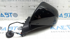 Зеркало боковое правое в сборе Chevrolet Equinox EV 24-26 черное, с камерой, 7 пинов, царапины, трещина, отходит корпус