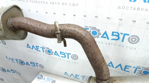 Выпускная трасса резонатор с бочкой VW Passat b8 16-19 USA 2.0T ржавая