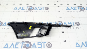 Накладка ручки двери внутренняя передняя левая Audi A4 B9 20-25 черный глянец