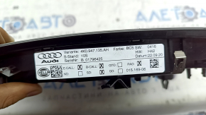 Плафон освітлення передній у зборі Audi A4 B9 20-25 сірий, під люк, подряпини, під хімчистку