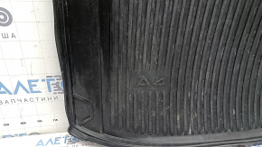 Килимок багажника гума Audi A4 B9 19-25 чорний, подряпини