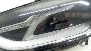 Фара передняя левая в сборе Audi A4 B9 20-24 LED без LED DRL, потерта, сколы
