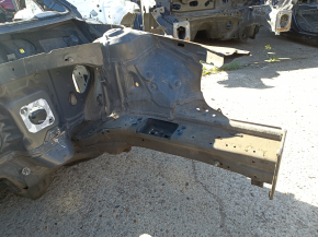 Четверть передняя левая Audi A3 8V 15-20 4d, 5d на кузове, серая, тычка