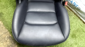 Сидіння пасажирське Tesla Model Y 20-25 з airbag, електро, шкіра чорна, з підігрівом, подряпини