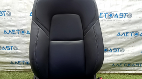 Сидіння пасажирське Tesla Model Y 20-25 з airbag, електро, шкіра чорна, з підігрівом, подряпини