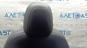Сидіння пасажирське Tesla Model Y 20-25 з airbag, електро, шкіра чорна, з підігрівом, подряпини
