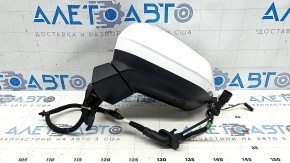 Зеркало боковое левое в сборе Audi Q3 83A 19-24 14+2+5, автоскладывание, автозатемнение, камера, поворотник, подогрев, BSM, белое
