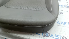 Обшивка подушки пасажирського сидіння Hyundai Ioniq 17-19 шкіра бежева, перфорація, з підігрівом, під хімчистку