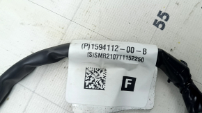Зеркало боковое правое в сборе Tesla Model Y 20-25 13 пинов, белый  PPSW , без накладки, в клее