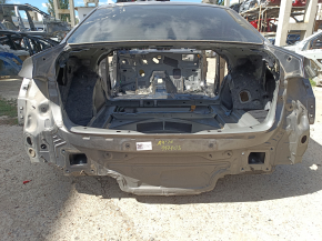 Задняя панель Audi A4 B9 17-25 2 части, на кузове, серебро