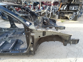 Четверть передняя правая Toyota Camry v40 07-11 на кузове, черная, ржавая