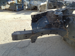 Четверть передняя правая Toyota Camry v40 07-11 на кузове, черная, ржавая