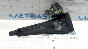 Боковушка 3-го ряда сиденья правая Tesla Model Y 20-25 кожа, черная