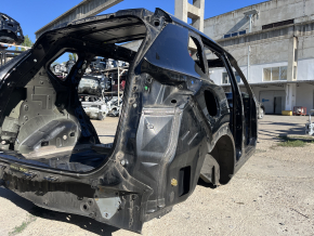 Чверть крило задня права Nissan Rogue 21-23 на кузові, чорна, тички, не заводський отвір