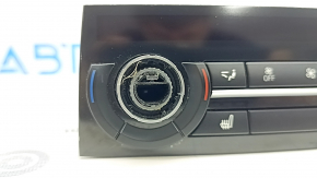 Управление климат-контролем заднее BMW X5 F15 14-18 с подогревом 2 ряда, отсутствует кнопка AUTO, воздух