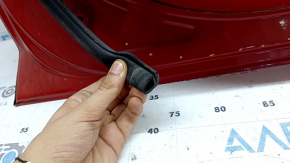 Двері у зборі передня ліва BMW 3 G20 19-26 keyless, червоний A75 відсутня заглушка личинки замку, відсутній фрагмент ущільнювача