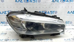 Фара передняя правая в сборе BMW X5 F15 14-18 ксенон с креплениями, песок