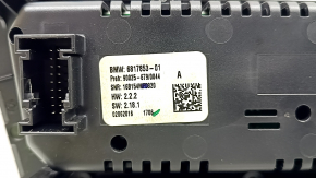 Управление климат-контролем BMW X5 F15 14-18 с подогревом, потерт