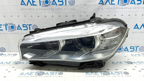 Фара передняя левая в сборе BMW X5 F15 14-18 ксенон, под полировку