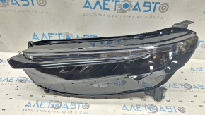 Фара передня ліва в зборі Honda CRV 23-26 LED з чорним глянцевим молдингом, скол на молдингу, потертість