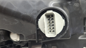 Фара передня ліва в зборі Honda CRV 23-26 LED з чорним глянцевим молдингом, скол на молдингу, потертість