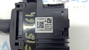 Шифтер КПП с ручкой BMW X5 F15 14-18 кожа черная с хромом, потерта, воздух, надломано крепление