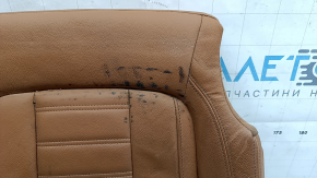 Обшивка подушки сидіння водія BMW 3 G20 19-21 шкіра коричнева COGNAC, з підігрівом, під хімчистку