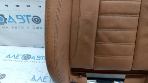 Обшивка подушки сидіння водія BMW 3 G20 19-21 шкіра коричнева COGNAC, з підігрівом, під хімчистку