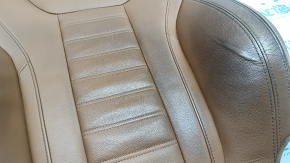 Обшивка спинки сидіння водія BMW 3 G20 19-21 шкіра коричнева COGNAC, з підігрівом, під хімчистку, потерт