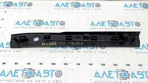 Накладка порога передняя левая BMW X5 F15 14-18 черная с хром вставкой E-Drive, царапины