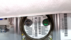 Торпедо передняя панель с AIRBAG BMW X5 F15 14-18 кожа черный верх, коричневый низ Dakota, под проекцию, с подсветкой, царапина, надрыв