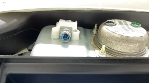 Торпедо передняя панель с AIRBAG BMW X5 F15 14-18 кожа черный верх, коричневый низ Dakota, под проекцию, с подсветкой, царапина, надрыв