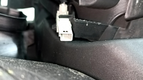 Торпедо передняя панель с AIRBAG BMW X5 F15 14-18 кожа черный верх, коричневый низ Dakota, под проекцию, с подсветкой, царапина, надрыв