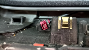 Торпедо передняя панель с AIRBAG BMW X5 F15 14-18 кожа черный верх, коричневый низ Dakota, под проекцию, с подсветкой, царапина, надрыв