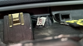 Торпедо передняя панель с AIRBAG BMW X5 F15 14-18 кожа черный верх, коричневый низ Dakota, под проекцию, с подсветкой, царапина, надрыв
