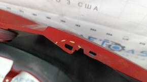 Бампер задній голий Toyota Prius 30 10-15 червоний, тріснути кріплення