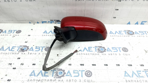 Зеркало боковое левое в сборе Toyota Prius 30 10-14 5 пинов, электро, подогрев, красное