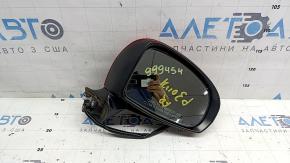 Зеркало боковое правое в сборе Toyota Prius 30 10-15 5 пинов, электро, подогрев, красное