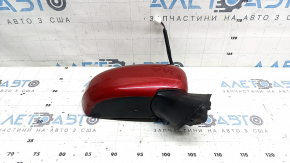 Зеркало боковое правое в сборе Toyota Prius 30 10-15 5 пинов, электро, подогрев, красное