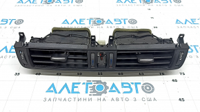 Дефлектор воздуховода передней панели центральный BMW X5 F15 14-18 черный под 4 зонное управление