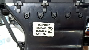 Дефлектор воздуховода передней панели центральный BMW X5 F15 14-18 черный под 4 зонное управление