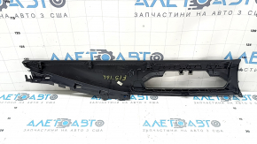 Накладка передней панели верхняя BMW X5 F15 14-18 кожа черная