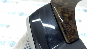 Накладка передньої панелі ліва BMW X5 F15 14-18 під глянець дерево, подряпини