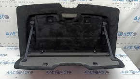 Пол багажника задний Volvo XC90 16-25 черный, под 3 ряда, под чистку, царапины на ручке