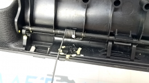 Накладка отвору багажника BMW X5 F15 16-18 plug-in чорна під 2 ряди, з хромом накладками, подряпини, зламані кріплення